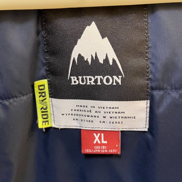 Burton Ski Coat, Youth XL - Picture 3 of 4